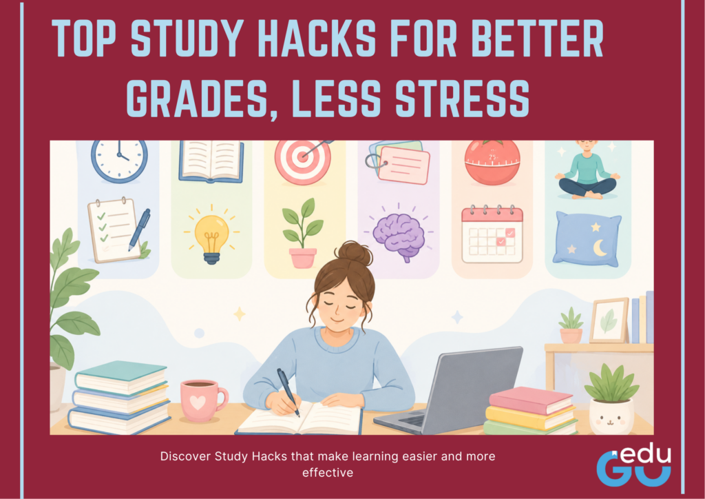 Top Study Hacks for Better Grades, Less Stress
